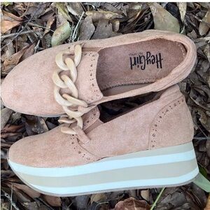 Corky platform slip on shoes